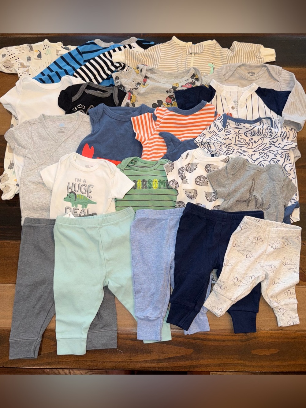 💙 Newborn and 0-3m Baby Boy Clothing Lot | 36 Pieces | Complete Starter Bundle 💙